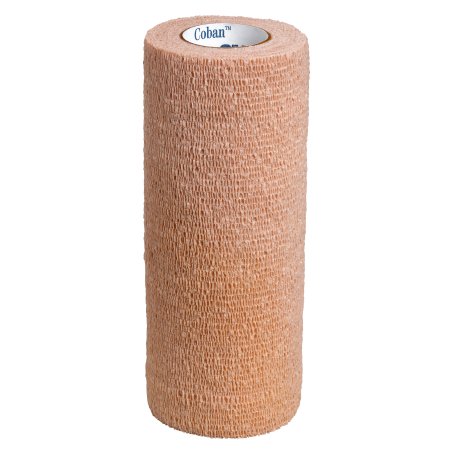 Bandage Cohesive Elastic 3M™ Coban™ 6 Inch X 5 Yard Standard Compression Self-adherent Closure Tan NonSterile (1/EA 12/CS) by Solventum Corporation  ID 1586